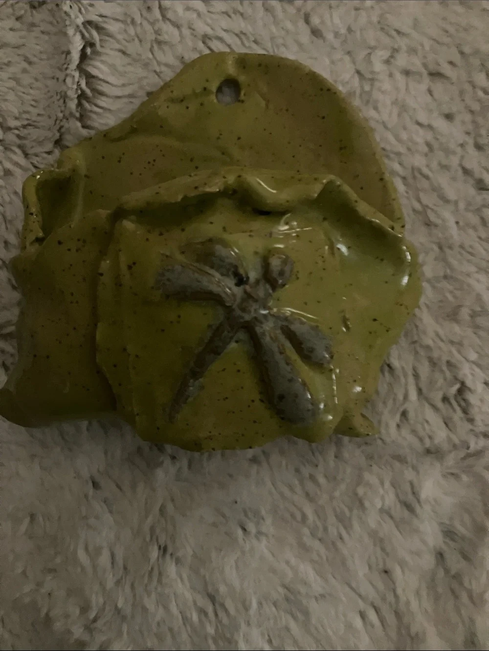 Olive Green Reptile Hideaway Ornament for Terrariums